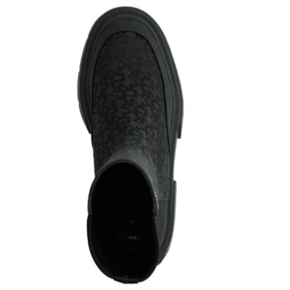 Dkny Women's Fleming Block Heel Winter Booties Black Size 10 - Picture 3 of 4